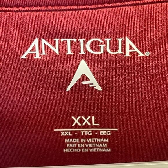 ANTIGUA Oklahoma Sooners Pullover Men's XXL Red 1/2 Zip White OU Logo LS Jacket - Picture 3 of 13